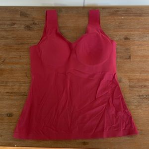 Knix LuxeLift V-Neck Tank Raspberry